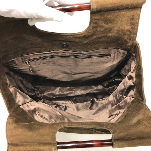 CHANEL Vintage Brown Logo Tote Bag - Picture 11 of 15